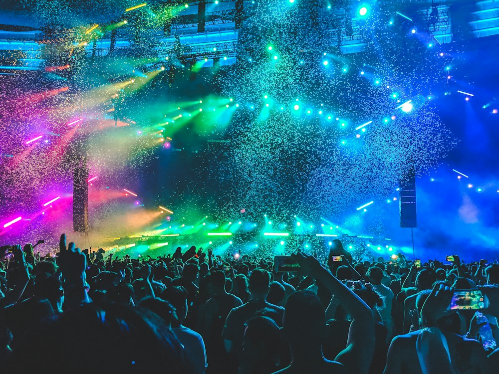 Concert lights Afrobeats Lagos